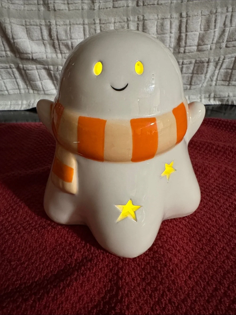 2022 Target Bullseye Playground Halloween Ceramic LED Light Up Ghost Working
